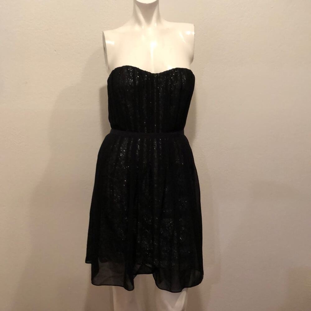 Erin Fetherston Strapless Black Dress Size 2